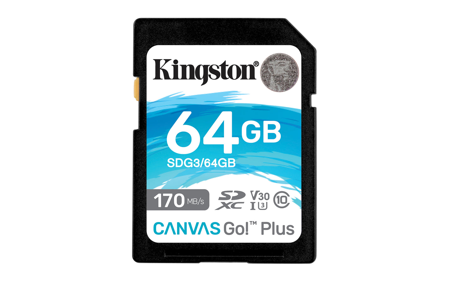 KINGSTON 64GB SDXC CANVAS GO PLUS 170R C10 UHS-I U3 V30